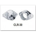 Cal-Royal CLR-30 Chrome Plated Closet Pole Socket