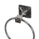 Vicenza TR9013 TR9013-SN Fluer de Lis French Square Towel Ring