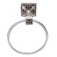Vicenza TR9013 Fluer de Lis French Square Towel Ring
