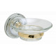 Pamex BS8 La Quinta Collection Soap Holder w/ Glass Dish