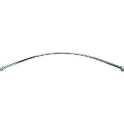 Pamex BS 5 FT. Curve Shower Rod w/ Flange