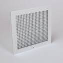  AG-8X8-RSW 1/2" Cube Aluminum Eggcrate Grille w/ Mounting Holes