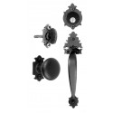 Acorn WT6BI RH Small Warwick Handle & Knob Mortise Lock Set