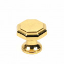 Century 10205-3 Classique Solid Brass Knob, Polished Brass, 1 1/4"