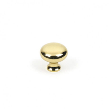 Century .01-12505-3 Maryland Solid Brass Knob, Polished Brass, 1 3/16" Diameter