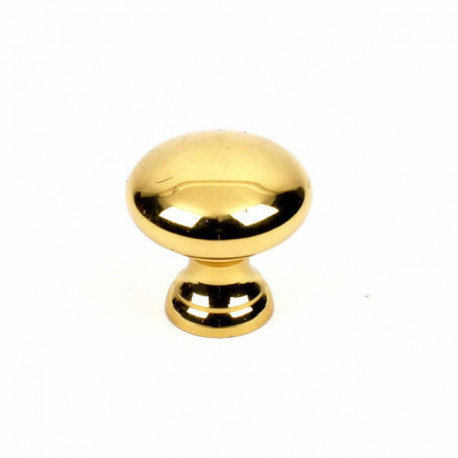 Century 11902-3 Elegance Knob, 1" Diameter, Solid Brass