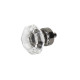 Century 29917 Glamour 35mm Diameter Glass Knob With Zinc Base