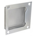 460SUS32/629 Flush Pull 5"×5" ADA-Surface Mounted in Corners