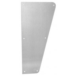 Burns Manufacturing 61 Shaped Decorative Wrought Push Plate, .050 Thick