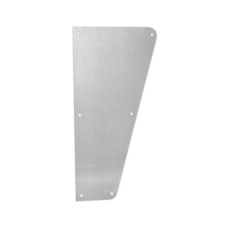 Burns Manufacturing 61 Shaped Decorative Wrought Push Plate, .050 Thick