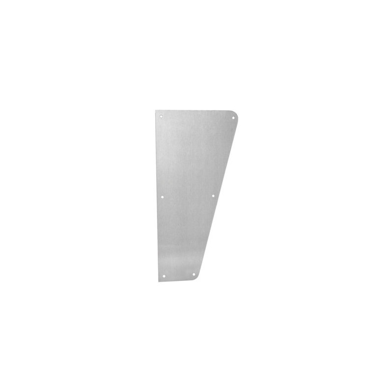 Burns Manufacturing 61 Shaped Decorative Wrought Push Plate, .050 Thick