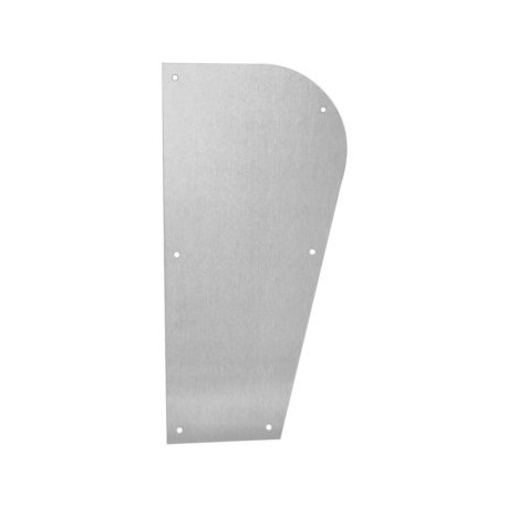 Burns Manufacturing 62 Shaped Decorative Wrought Push Plate, .050 Thick