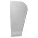  62US32/629RH Shaped Decorative Wrought Push Plate, .050 Thick