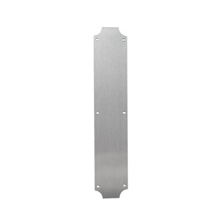 Burns Manufacturing 64 Shaped Decorative Wrought Push Plate, .050 Thick