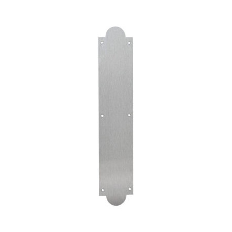 Burns Manufacturing 65 Shaped Decorative Wrought Push Plate, .050 Thick