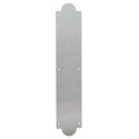  65US4/606 Shaped Decorative Wrought Push Plate, .050 Thick