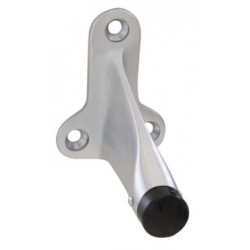 Burns Manufacturing 526 Wedge Stop, Satin Chrome Plated