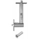 Burns Manufacturing 7969 Automatic Flush Bolt with Bottom Fire Bolt - Wood Door - Two Piece Design