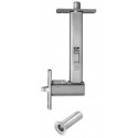 Burns Manufacturing 7969 Automatic Flush Bolt with Bottom Fire Bolt - Wood Door - Two Piece Design