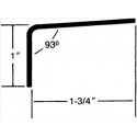  30270 US10/612 "L" Shaped 93° 1" x 1-3/4" I.D. Door Edging