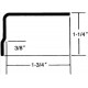 Burns Manufacturing 306 "L" Shaped w/ Overlap 90° 1-1/4" x 1-3/4" I.D. Door Edging