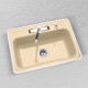 Ceco 750 Flat Rim Kitchen Sink 24"x21", Single Bowl