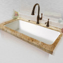  741-UM46 Single Bowl Undermount Kitchen Sink, 43"x19.5"x10"