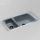 Ceco 732 High-Low Double Bowl Kitchen Sink, 32"x18"x9", 3 1/2" Drain