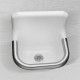 Ceco 868 Enameled Cast Iron Wall Hung Service Sink 24" x 20", White