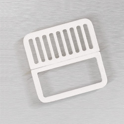 Ceco 912-2 Floor Sink Half Top Grate, White