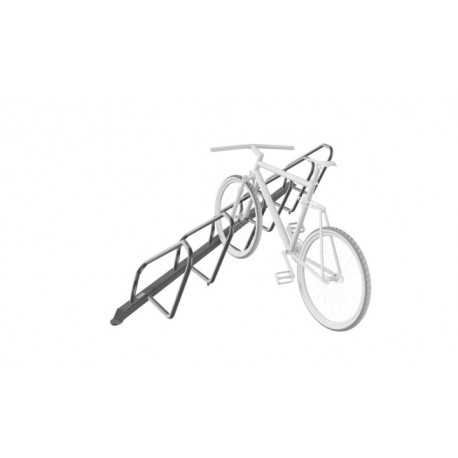 Sport Works 3013-W-06 Plaza Junior Rack, Single-Sided, Welded, 6 Bike