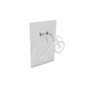  300350(-000X) Interbay Bicycle Rack, Mild Steel, Choice of Standard Colors
