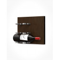 Ultra Wine Racks UFP Fusion Wine Wall Faceplates, HZ Alum, 1-3 BTL (Storage Cap 3-9)