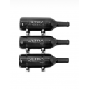 Ultra Wine Racks 1 Ft HZ Wall Rails Wine Rack, Satin Black