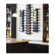 Ultra Wine Racks UWR, 4 Ft HZ Wall Rails Wine Rack