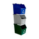 Busch Systems 10137 Multi Recycler 3 Pack with recycling logo