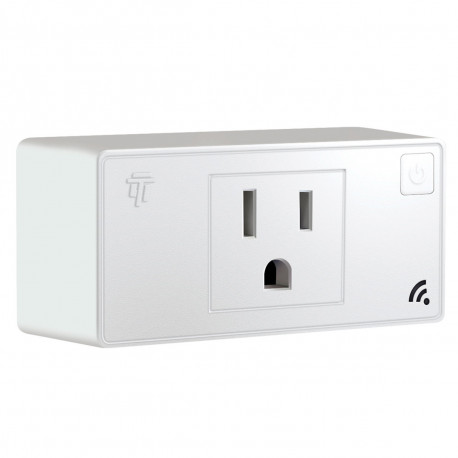 Top Greener TGWF115P, Smart Wi-Fi Plug-In (10A) with Energy Monitoring- White