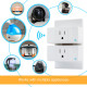 Top Greener TGWF115P, Smart Wi-Fi Plug-In (10A) with Energy Monitoring- White
