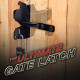 Perfect Products 30541 The Ultimate Gate Latch – Carbon Steel with Two Locks