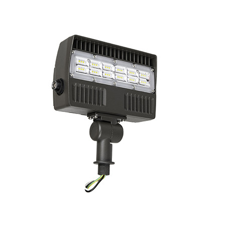 Energetic Lighting E1FLK30 LED Flood Light w/Photocell, Bronze, 30 Watt