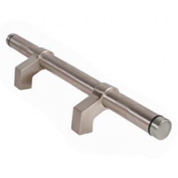 Trimco AP300 Series All-Aluminum Adjustable Pull, 1-1/4" Diameter, Offset Standoff