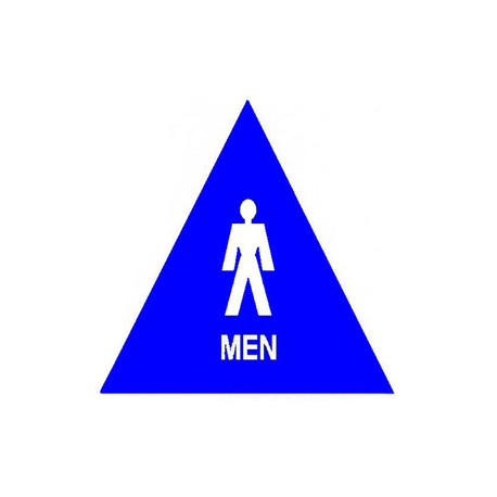 Trimco 753 12" Triangle – Men Signage