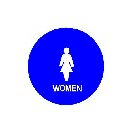 Trimco 754 12" Circle – Women Signage