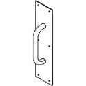 Trimco 1013 Series 3/4 Round Pull Plate, 3-1/2" x 15"