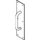 Trimco 1013 Series 3/4 Round Pull Plate, 4" x 16"