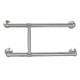 Trimco 1662 1" Diameter Push Bar Set – 2 Bars and Grip