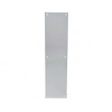  1807-4612 1/8" Thick Push Plate, Rounded Bevel Top & Bottom Edges