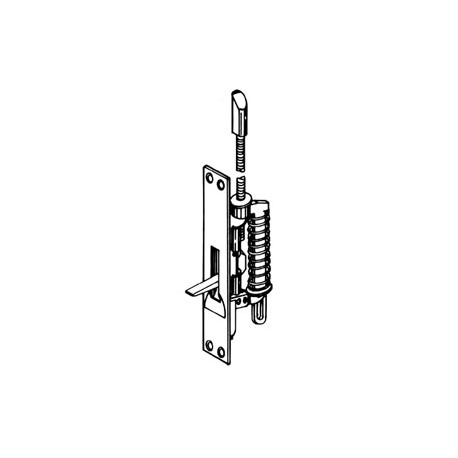Trimco 3820x3810 Semi-Automatic Flush Bolt, Metal Door
