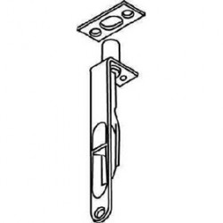 Trimco 3999 Manual Flush Bolt, Wood Door, Corner Mount