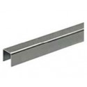 DuraGate CG-254 1-1/2" ID Galvanized Steel Monorail Track 9'10" Length Use With CG-252 or 258-30